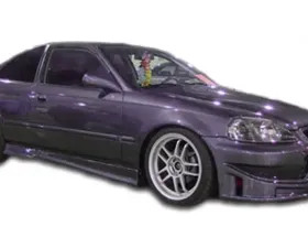 1996-2000 Honda Civic Duraflex M3 Side Skirts Rocker Panels - 2 Piece
