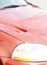1996-1998 Honda Civic Duraflex Predator Hood - 1 Piece                                     - 105540 - Image 3