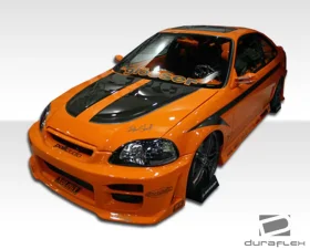 1996-1998 Honda Civic 2DR Duraflex R34 Body Kit - 4 Piece