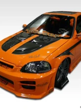 1996-1998 Honda Civic 4DR Duraflex R34 Body Kit - 4 Piece                                     - 110466 - Image 15