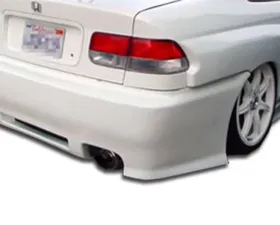 1996-2000 Honda Civic 2dr / 4DR Duraflex Spyder Rear Bumper Cover - 1 Piece