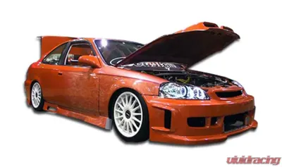1996-2000 Honda Civic 2DR / HB Duraflex Spyder Side Skirts Rocker Panels - 2 Piece - 101720