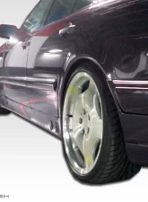1996-1999 Mercedes E Class W210 Duraflex LR-S Side Skirts Rocker Panels - 2 Piece                                     - 103492 - Image 2