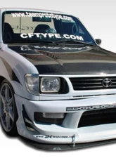 1995-2000 Toyota Tacoma Duraflex Drifter Front Bumper Cover - 1 Piece                                     - 101798 - Image 2