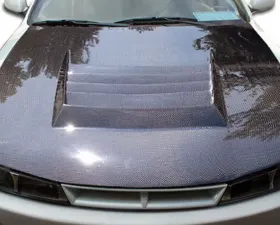 1997-1998 Nissan 240SX S14 Carbon Creations D-1 Hood - 1 Piece