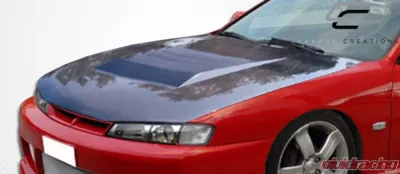 1997-1998 Nissan 240SX S14 Carbon Creations D-1 Hood - 1 Piece - 104241