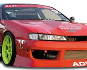 1997-1998 Nissan 240SX S14 Duraflex V-Speed Front Bumper Cover - 1 Piece