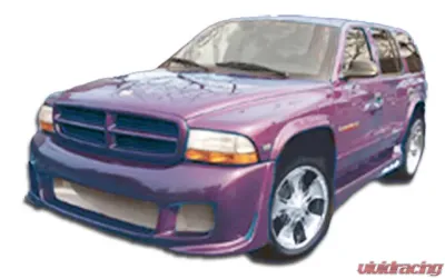 1997-2004 Dodge Dakota 1998-2003 Dodge Durango Duraflex Platinum Front Bumper Cover - 1 Piece - 101812