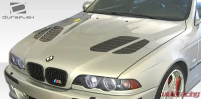 1997-2003 BMW 5 Series E39 4DR Duraflex GTR Hood - 1 Piece - 107061