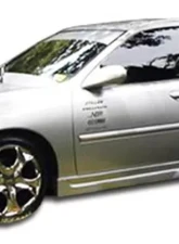 1998-2001 Nissan Altima Duraflex Spyder Side Skirts Rocker Panels - 2 Piece                                     - 102020 - Image 6