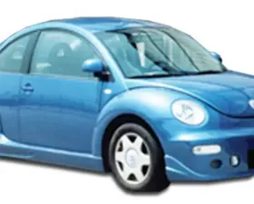 1998-2005 Volkswagen Beetle Duraflex JDM Buddy Side Skirts Rocker Panels - 2 Piece