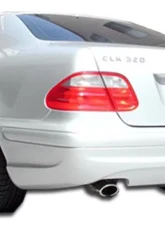 1998-2002 Mercedes CLK W208 Duraflex AMG Look Rear Bumper Cover - 1 Piece                                     - 103047 - Image 9