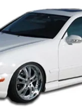 1998-2002 Mercedes CLK W208 Duraflex AMG Look Side Skirts Rocker Panels - 2 Piece                                     - 103046 - Image 13