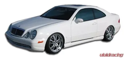 1998-2002 Mercedes CLK W208 Duraflex AMG Look Side Skirts Rocker Panels - 2 Piece - 103046