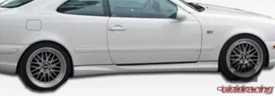 1998-2002 Mercedes CLK W208 Duraflex AMG Look Side Skirts Rocker Panels - 2 Piece - 103046