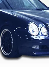 1998-2002 Mercedes CLK W208 Duraflex BR-S Front Lip Under Spoiler Air Dam (base model) - 1 Piece                                     - 102322 - Image 5