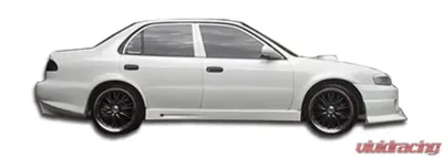 1993-2002 Toyota Corolla Geo Prizm Duraflex Bomber Side Skirts Rocker Panels - 2 Piece - 102033