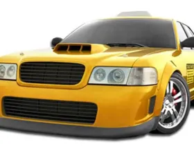 1998-2007 Ford Crown Victoria Duraflex GT Concept Front Bumper Cover - 1 Piece