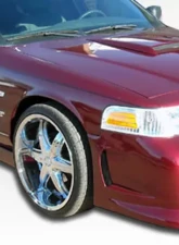 1998-2007 Ford Crown Victoria Duraflex GT Concept Front Bumper Cover - 1 Piece                                     - 103532 - Image 3