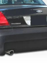 1998-2007 Ford Crown Victoria Duraflex GT Concept Rear Bumper Cover - 1 Piece                                     - 103534 - Image 4