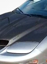1998-2002 Pontiac Firebird Carbon Creations WS-6 Hood - 1 Piece                                     - 103622 - Image 2