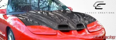 1998-2002 Pontiac Firebird Carbon Creations WS-6 Hood - 1 Piece - 103622