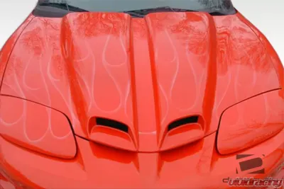 1998-2002 Pontiac Firebird Trans Am Duraflex WS-6 Hood - 1 Piece - 103062