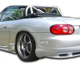 1999-2005 Mazda Miata Duraflex Wizdom Rear Lip Under Spoiler Air Dam - 1 Piece