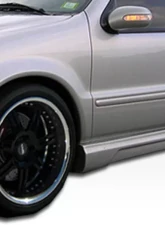 1998-2001 Mercedes ML Class W163 Duraflex W-1 Fender Flares - 4 Piece                                     - 105080 - Image 2