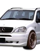 1998-2001 Mercedes ML Class W163 Duraflex W-1 Front Lip Under Spoiler Air Dam - 1 Piece                                     - 103433 - Image 8