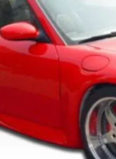 1999-2001 Porsche 996 Carrera C2 C4 Duraflex GT3-R Look Wide Body Front Fenders - 2 Piece                                     - 105404 - Image 5