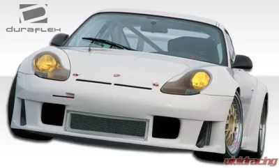 1999-2001 Porsche 996 Carrera C2 C4 Duraflex GT3-R Look Wide Body Front Under Spoiler Air Dam Lip Splitter - 1 Piece - 105401