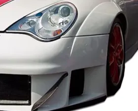 2002-2004 Porsche 996 Carrera C2/C4 Duraflex GT3 RSR Look Wide Body Front Fenders - 2 Piece