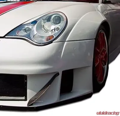 2002-2004 Porsche 996 Carrera C2/C4 Duraflex GT3 RSR Look Wide Body Front Fenders - 2 Piece - 105410