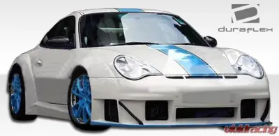 2002-2004 Porsche 996 Carrera C2/C4 Duraflex GT3 RSR Look Wide Body Front Fenders - 2 Piece - 105410