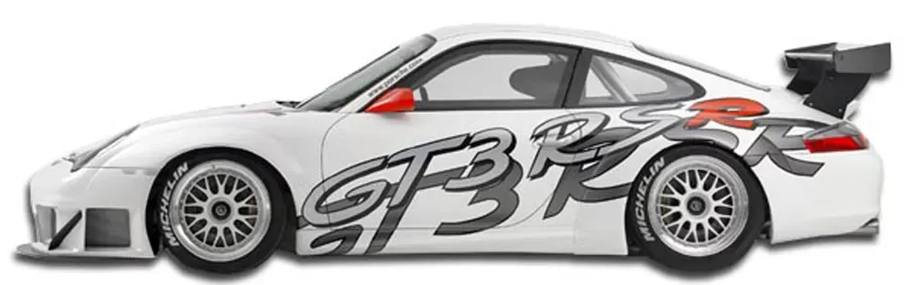 2002-2004 Porsche 996 Carrera C2/C4 Duraflex GT3 RSR Look Wide Body Side Skirts Rocker Panels - 2 Piece - 105408