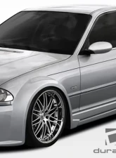 1999-2005 BMW 3 Series E46 4DR Duraflex I-Design Wide Body Front Fender Flares - 2 Piece                                     - 106514 - Image 2