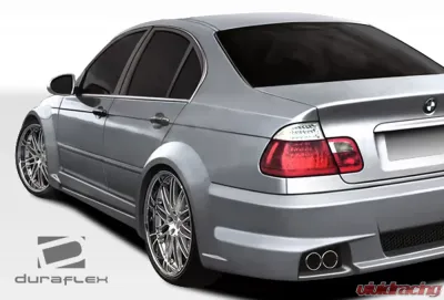 1999-2005 BMW 3 Series E46 4DR Duraflex I-Design Wide Body Side Skirts Rocker Panels - 2 Piece - 106512