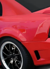 1999-2004 Ford Mustang Duraflex CBR500 Wide Body Rear Fender Flares - 2 Piece                                     - 107584 - Image 2
