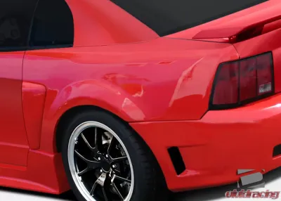 1999-2004 Ford Mustang Duraflex CBR500 Wide Body Rear Fender Flares - 2 Piece - 107584