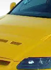 1999-2000 Honda Civic Duraflex Predator Hood - 1 Piece                                     - 105541 - Image 5