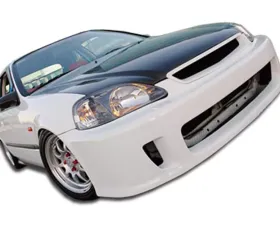 1999-2000 Honda Civic Duraflex Winner Front Bumper Cover - 1 Piece