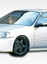 1999-2000 Honda Civic Duraflex Winner Front Bumper Cover - 1 Piece                                     - 102109 - Image 2