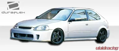 1999-2000 Honda Civic Duraflex Winner Front Bumper Cover - 1 Piece - 102109