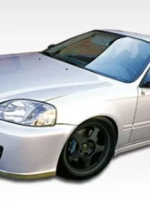1999-2000 Honda Civic Duraflex Winner Front Bumper Cover - 1 Piece                                     - 102109 - Image 3