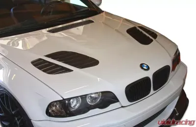2001-2006 BMW M3 E46 2DR Duraflex GTR Look Hood - 1 Piece - 107179