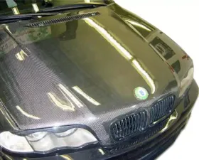 1999-2001 BMW 3 Series E46 4DR Carbon Creations OEM Look Hood - 1 Piece