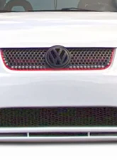 1999-2004 Volkswagen Jetta Duraflex Vortex Look Front Bumper Cover - 1 Piece                                     - 105964 - Image 3