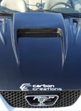 1999-2004 Ford Mustang Carbon Creations Spyder 3 Hood - 1 Piece                                     - 102722 - Image 2