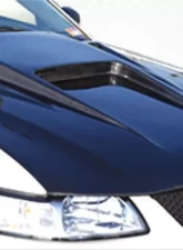 1999-2004 Ford Mustang Carbon Creations Spyder 3 Hood - 1 Piece                                     - 102722 - Image 3